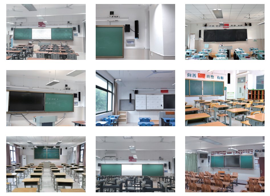 教室均衡扩声音响安装示例 教室均衡扩声音响安装示例