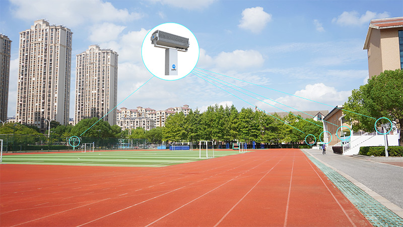 苏州工业园区方洲小学安装清听声学静音操场系统